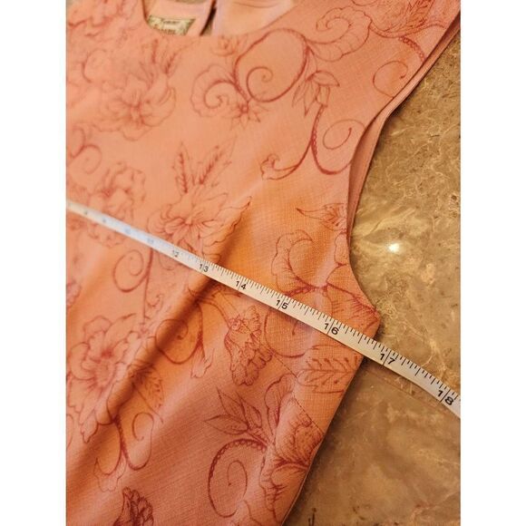 Vintage Tommy Bahama blush pink silk sheath dress size 4 - Picture 4 of 7
